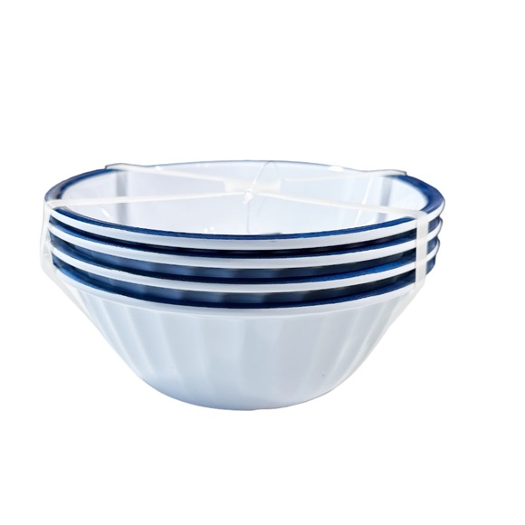 NEW Nautica Home 🦞LOBSTER🦞 Melamine Salad/Cereal Bowls Set/4 Two Designs - Picture 3 of 6
